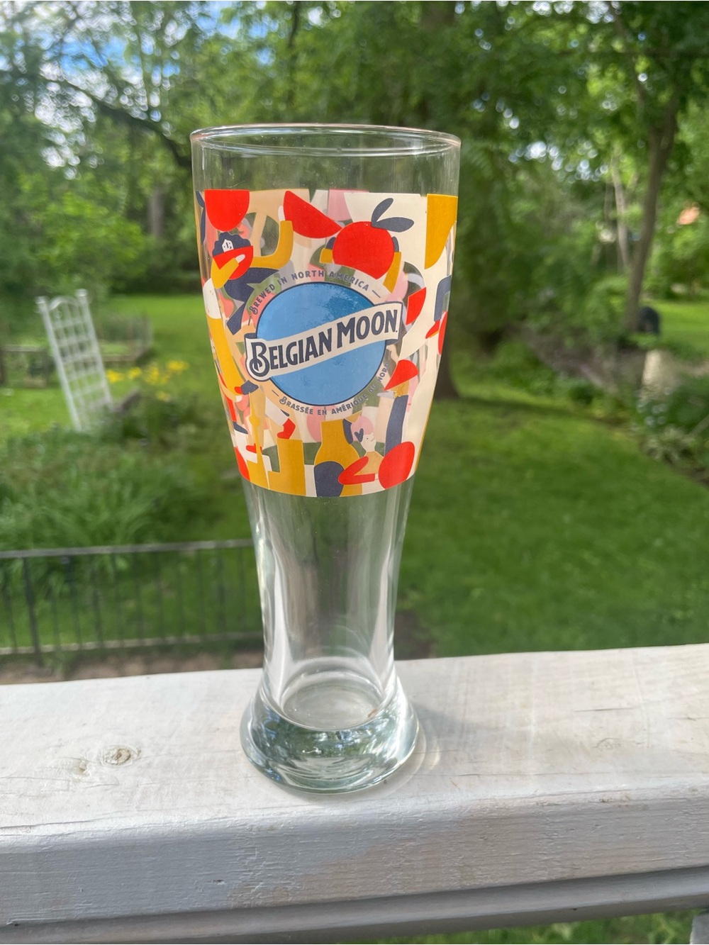 Rare Belgian Moon Beer Pilsner Glass Style 1